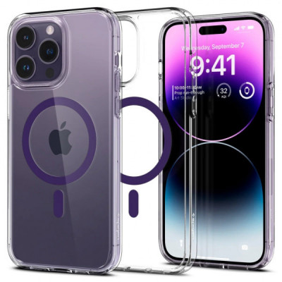 Чохол до мобільного телефона Spigen Apple iPhone 14 Pro Max Ultra Hybrid MagFit, Deep Purple (ACS05581)