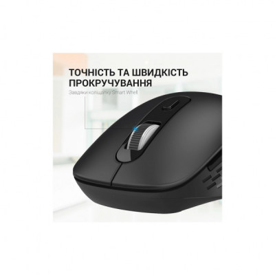 Мишка OfficePro M230B Silent Click Wireless/Bluetooth Black (M230B)