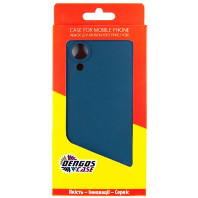 Чохол до мобільного телефона Dengos Carbon Oppo A17K (blue) (DG-TPU-CRBN-168)