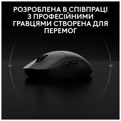 Мишка Logitech G Pro 2 Lightspeed Wireless Black (910-007295)