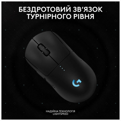 Мишка Logitech G Pro 2 Lightspeed Wireless Black (910-007295)