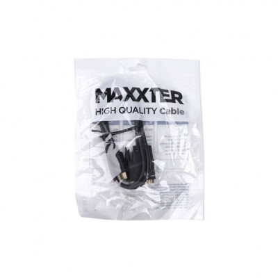 Кабель мультимедійний HDMI to DVI 1.0m Maxxter (V-HDMI-DVI-1M)