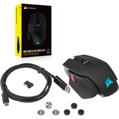 Мишка Corsair M65 RGB Ultra Wireless/USB Black (CH-9319411-EU2)