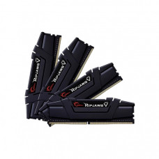 Модуль пам'яті для комп'ютера DDR4 128GB (4x32GB) 3600 MHz RipjawsV Black G.Skill (F4-3600C18Q-128GVK)