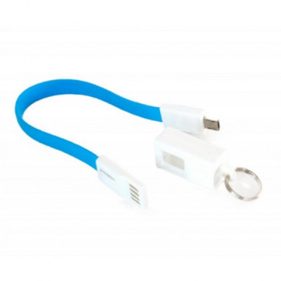 Дата кабель USB 2.0 AM to Micro 5P 0.18m blue Extradigital (KBU1785)