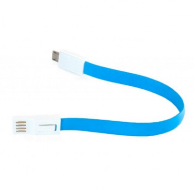 Дата кабель USB 2.0 AM to Micro 5P 0.18m blue Extradigital (KBU1785)