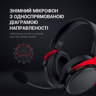 Навушники GamePro HS1240 Black/Red (HS1240)