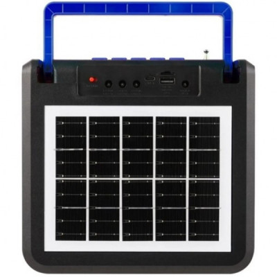 Акустична система NEWVEW NV-9218 Solar Panel/BT/USB/TF/FM Blue (NWVW-NV-9218-BL)