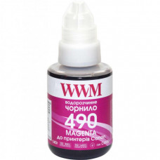 Чорнило WWM Canon GI-490, 140г Magenta (C490M)