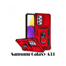 Чохол до мобільного телефона BeCover Military Samsung Galaxy A33 SM-A336 Red (707385)