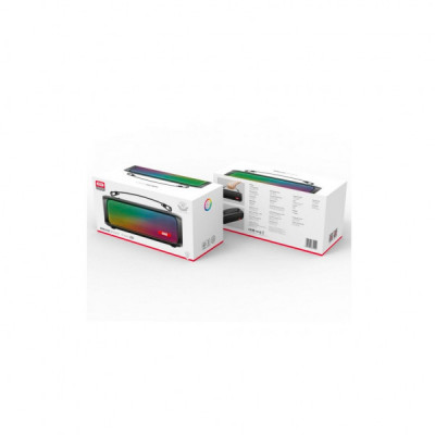 Акустична система XO F39 RGB AUX / USB (XO-F39-BK)