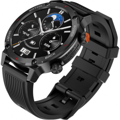 Смарт-годинник iMiLab imiki D2 Black Silicone Strap