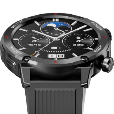Смарт-годинник iMiLab imiki D2 Black Silicone Strap