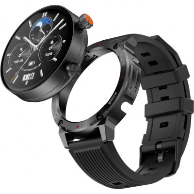 Смарт-годинник iMiLab imiki D2 Black Silicone Strap