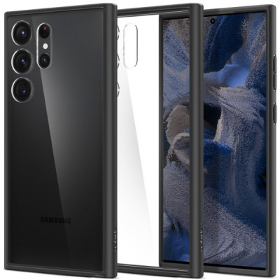 Чохол до мобільного телефона Spigen Samsung Galaxy S23 Ultra Ultra Hybrid, Matte Black (ACS05618)