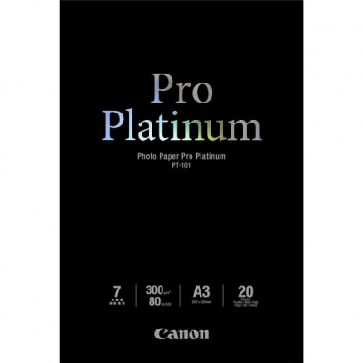 Фотопапір Canon A3+ Pro Platinum Photo Paper PT-101, 20л (2768B017)