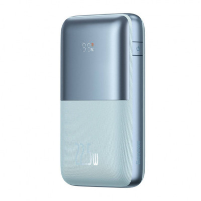 Батарея універсальна Baseus Pro 20000mAh, 22.5W, Blue, with USB-A - USB-C 3A 0.3m cable (PPBD040303)