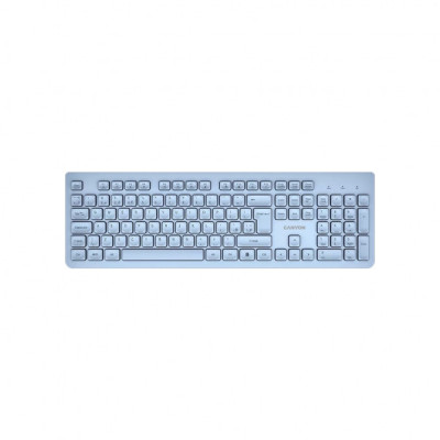 Клавіатура Canyon HKB-W01 Silent Wireless UA Blue (CNS-HKBW01BL)