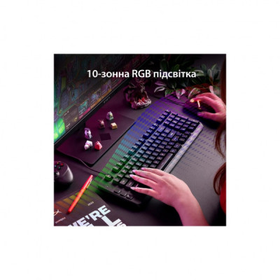 Клавіатура HyperX Eve 1800 USB UA Black (B7JE0AA)
