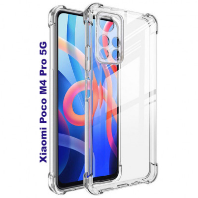 Чохол до мобільного телефона BeCover Anti-Shock Poco M4 Pro Clear (707198)