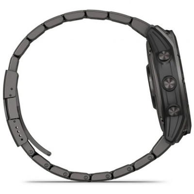 Смарт-годинник Garmin D2 Mach 2, 47mm, Saph, Bare Ti/Blk w/LthrBd, GPS (010-02904-31)