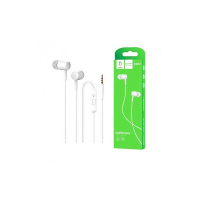 Навушники Denmen DR02 3.5mm White (DE-DR02-WH)