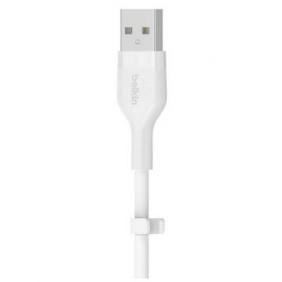 Дата кабель USB 2.0 AM to Lightning 3.0m white Belkin (CAA008BT3MWH)