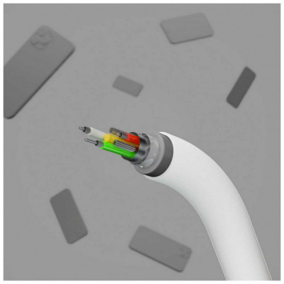 Дата кабель USB 2.0 AM to Lightning 3.0m white Belkin (CAA008BT3MWH)