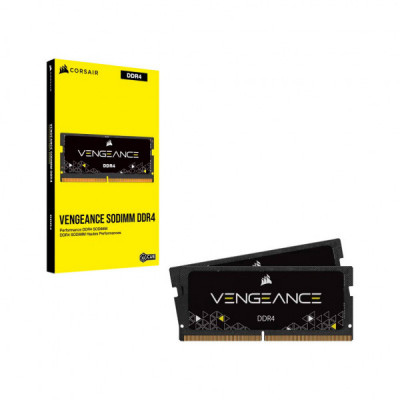 Модуль пам'яті для ноутбука SoDIMM DDR4 16GB (2x8GB) 3200 MHz Vengeance Corsair (CMSX16GX4M2A3200C22)