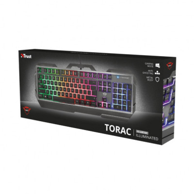 Клавіатура Trust GXT 856 Torac Illuminated Black (23577)