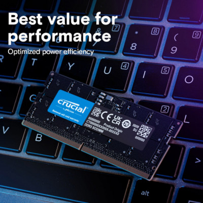 Модуль пам'яті для ноутбука SoDIMM DDR5 32GB (2x16GB) 4800 MHz Micron (CT2K16G48C40S5)