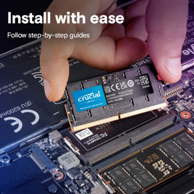 Модуль пам'яті для ноутбука SoDIMM DDR5 32GB (2x16GB) 4800 MHz Micron (CT2K16G48C40S5)