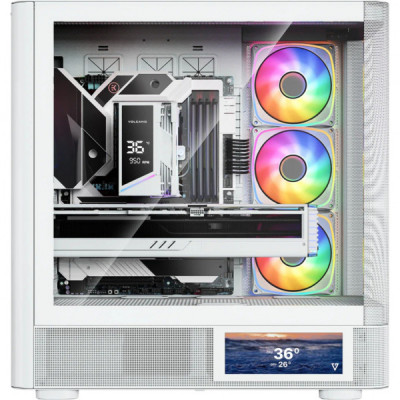 Корпус для ПК Modecom VOLCANO AQ400 ARGB LCD 6,2 (MC-A-AQ400-4FA-W)