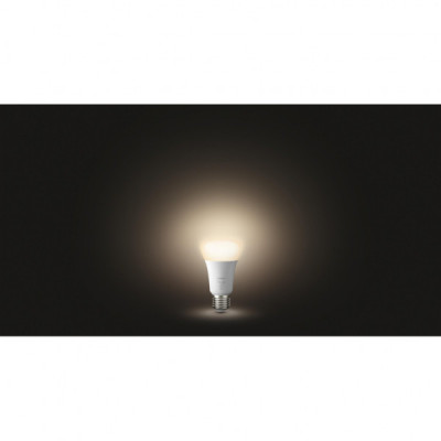 Розумна лампочка Philips Hue Single Bulb E27, White, BT, DIM (929001821618)