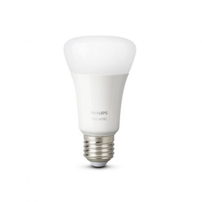 Розумна лампочка Philips Hue Single Bulb E27, White, BT, DIM (929001821618)