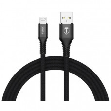 Дата кабель USB 2.0 AM to Micro 5P 1.0m Jagger T-M814 Black T-Phox (T-M814 black)