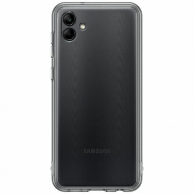 Чохол до мобільного телефона Samsung Samsung A04 Soft Clear Cover Black (EF-QA045TBEGRU)