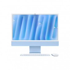 Комп'ютер Apple 24" iMac Retina 4.5K / Apple M4 (10-c/CPU, 10-c/GPU), 16, 256, Silver (MWV33UA/A)