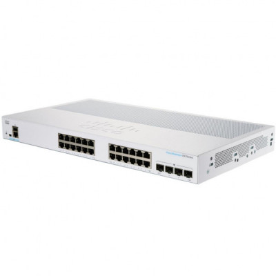 Комутатор мережевий Cisco CBS350-24T-4G-EU