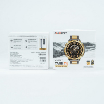 Смарт-годинник KOSPET TANK T4SE GOLD (6978602500621)