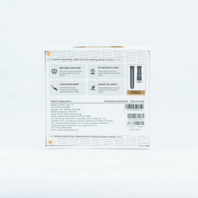 Смарт-годинник KOSPET TANK T4SE GOLD (6978602500621)