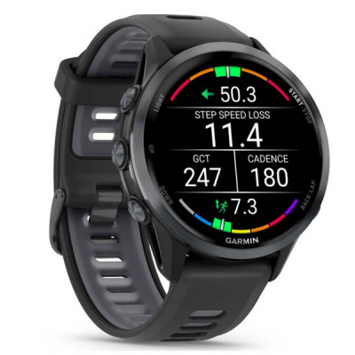 Смарт-годинник Garmin Forerunner 970, Black/Amp Yellow, GPS (010-02969-10)
