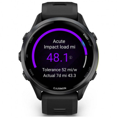 Смарт-годинник Garmin Forerunner 970, Black/Amp Yellow, GPS (010-02969-10)
