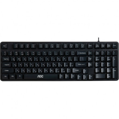 Клавіатура AOC GK116B LED USB UA Black (GK116B/97)