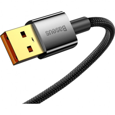 Дата кабель USB 2.0 AM to Type-C 2.0m 5A Black Baseus (CATS000301)