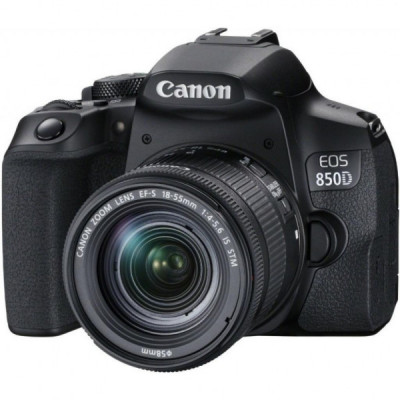 Цифровий фотоапарат Canon EOS 850D kit 18-55 IS STM Black (3925C016)