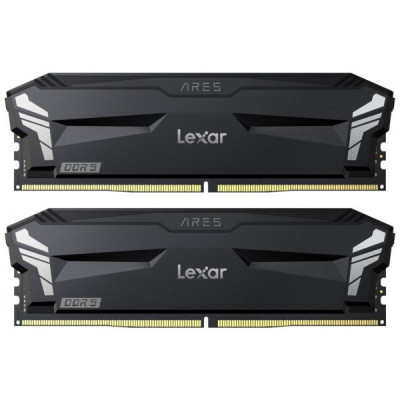 Модуль пам'яті для комп'ютера DDR5 32GB (2x16GB) 6000 MHz Ares Black Lexar (LD5U16G60C320A-RGD)