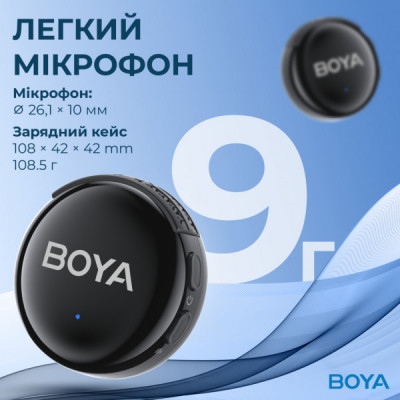 Мікрофон Boya LINK 3-01 Type-C/TRS/Lightning Black (LINK 3-01) Мікрофон Boya LINK 3-01 Type-C/TRS/Lightning Black (LINK 3-01)