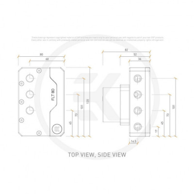 Помпа для СВО Ekwb EK-Quantum Kinetic FLT 80 D5 PWM D-RGB - Plexi (3831109851166)