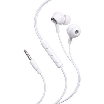 Навушники Vention Echo Lite 3.5mm In-Ear Wired White (GBAWAV)